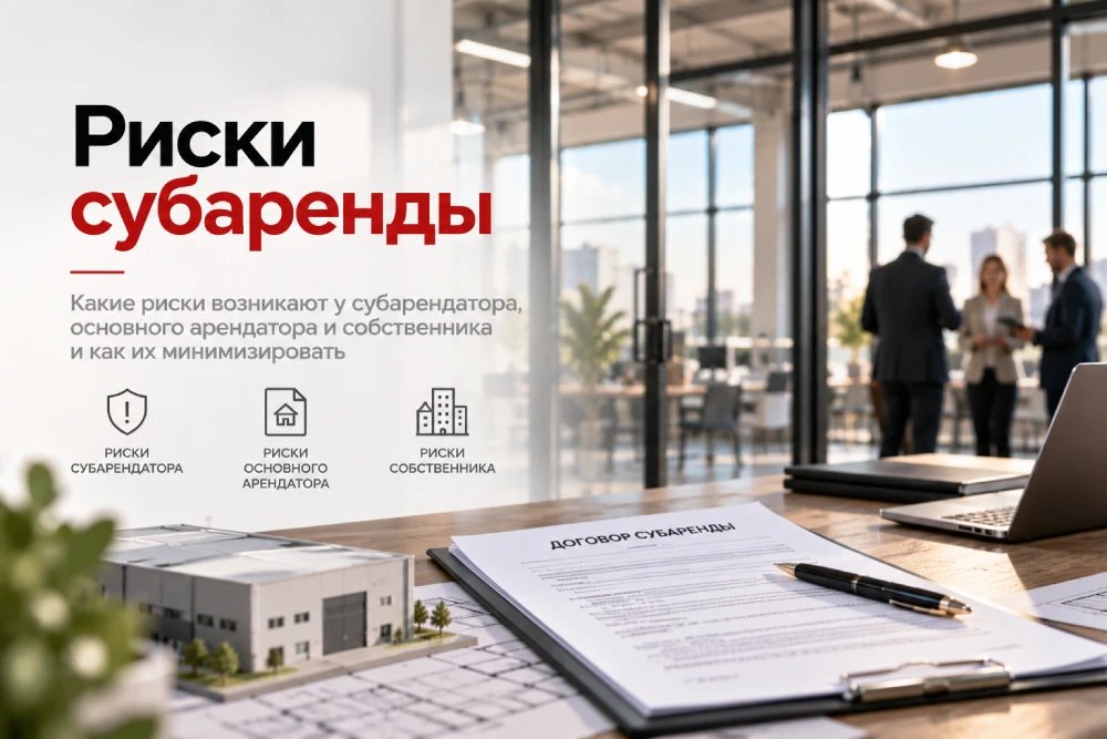 Субаренда коммерческой недвижимости: права субарендатора, риски и&nbsp;как правильно оформить договор