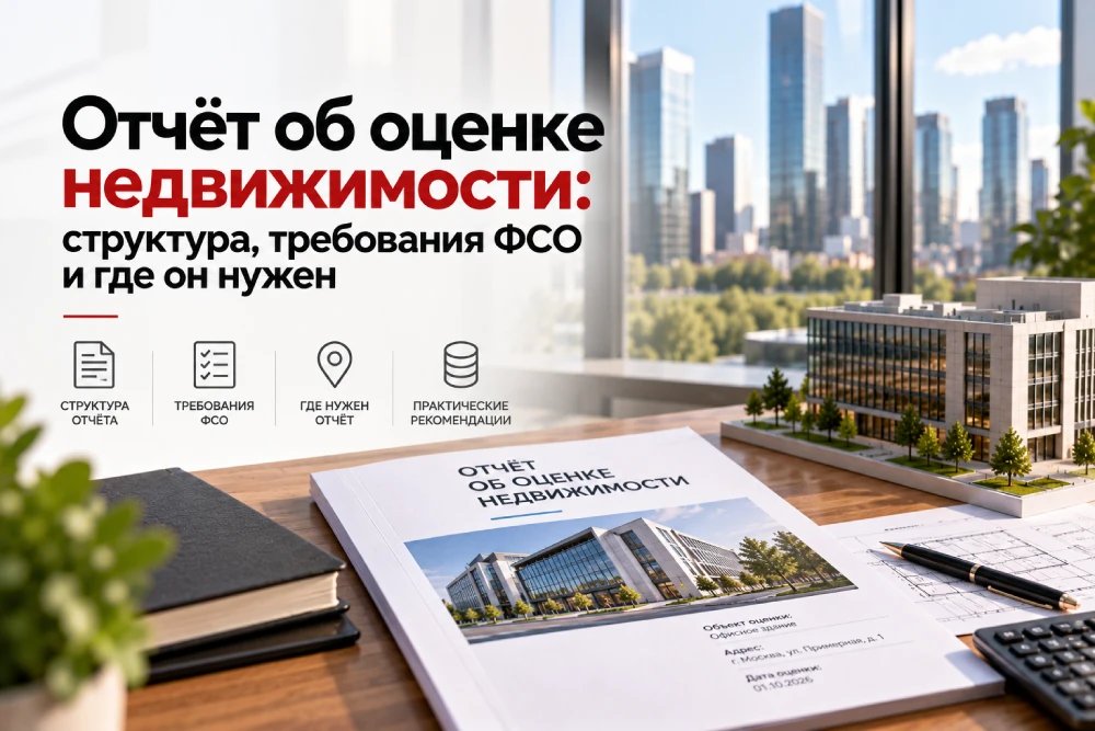 Отчёт об оценке недвижимости: структура, требования ФСО и где он нужен