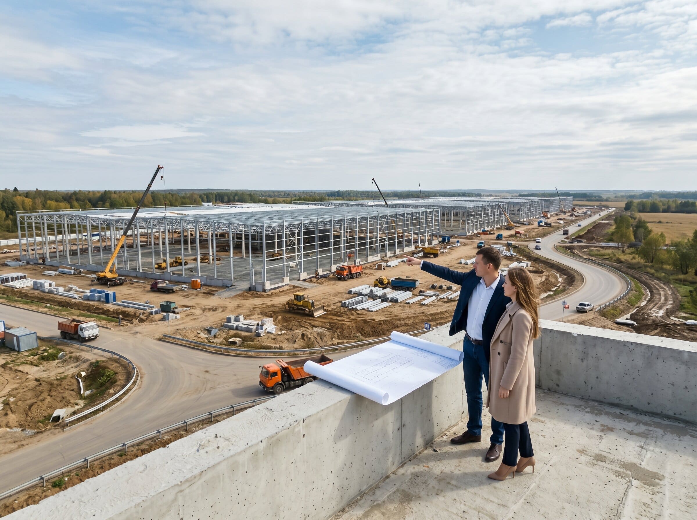 Стоимость строительства склада в 2026 году: от чего зависит цена за м²