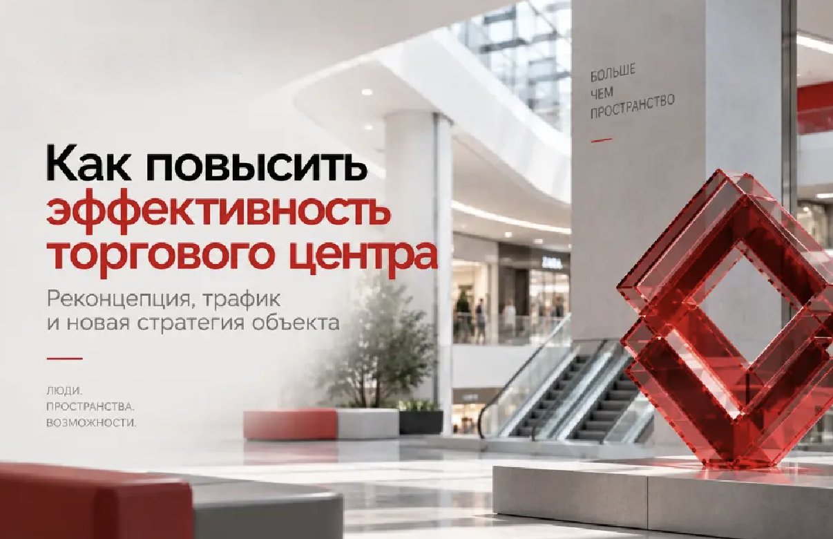 Как повысить эффективность торгового центра: реконцепция, трафик и новая стратегия объекта