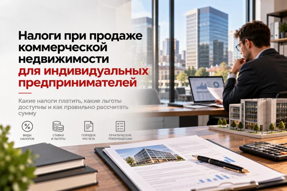 Налоги при продаже коммерческой недвижимости: полное руководство для физических и юридических лиц